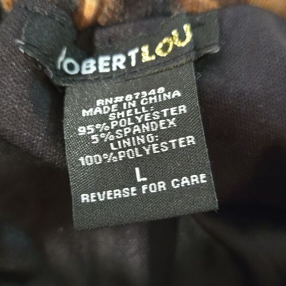 Robert Louis leopard print midi skirt size L - Picture 10 of 10